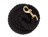 DuMOR T-99-2156-S4 Polyester Horse Lead with Bolt Snap, 1 in. x 10 ft., Black