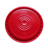 Fortiflex 125LD02 5 gal. Red Watertight Bucket Lid,  12 x 12 x 1 in.