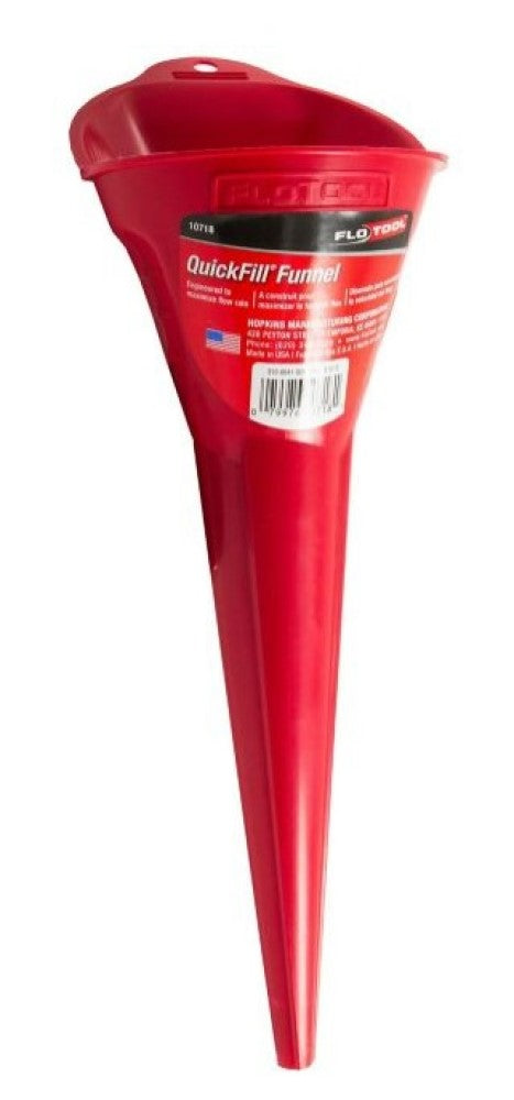 FloTool 10718WR QuickFill Funnel High Velocity Pouring