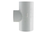 LDR Industries FP4 RT-1134 1 in. x 3/4 in. White-Colored PVC Reducing Tee