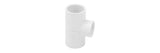 LDR Industries FP4 RT-1134 1 in. x 3/4 in. White-Colored PVC Reducing Tee