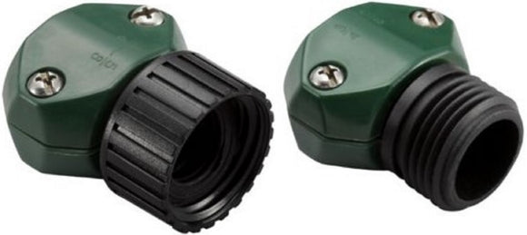 GroundWork GC-530-531 Hose Coupler 5/8 Inch - 3/4 Inch 60 PSI ABS Plastic
