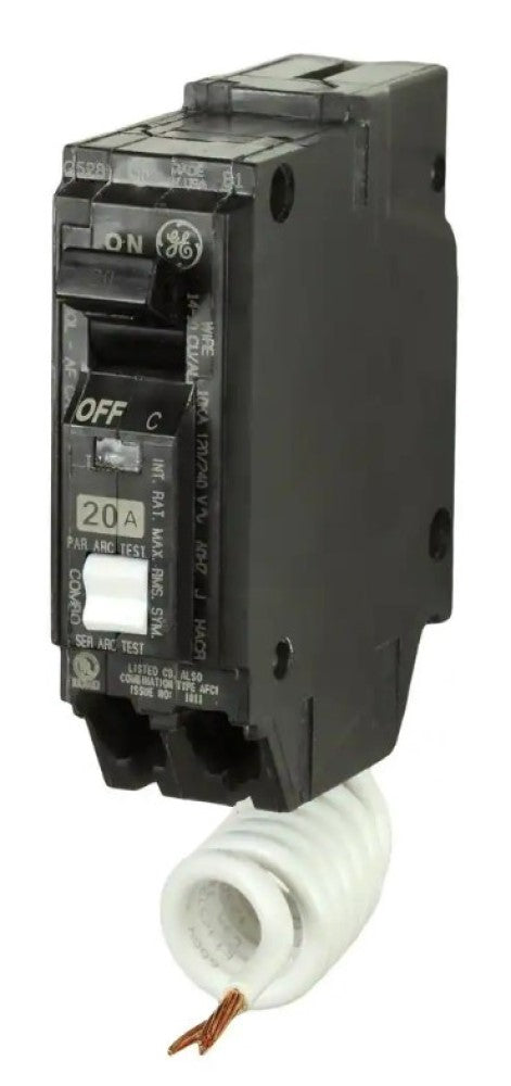 GE THQL1120AFP2 Q-Line 20 Amp 1 in. 1-Pole Arc Fault Combination Circuit Breaker