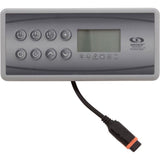 Gecko Alliance in.k8 BDLK83OP 8 Button 3 Output LCD Topside with Overlay
