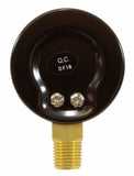 Generic 17-588-1000 Bottom Mount Pressure Gauge, 0.25" MPT, 0-30 PSI, 2" FD