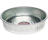 Behrens 2168 3 gal. Galvanized Steel Utility Feed Pan for Farm or Home Use