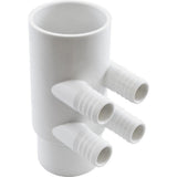 Gentekk WM2XSP-4 0.75" Barb 4 Port x 2" Slip x 2" Spigot Manifold