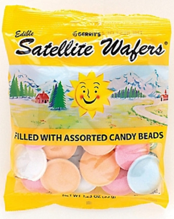 Gerrit Verburg Satelite Wafers – Filled w/ Assorted Candy Beads 1.23oz Pack of 1