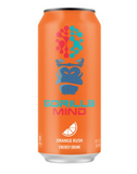 Gorilla Mind Energy Drink “ Orange Rush (12 Cans, 16 fl. oz. Each)