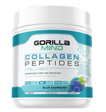 Collagen Peptides Powder - Promotes Hair, Skin & Nails - Blue Raspberry, 30 Serv