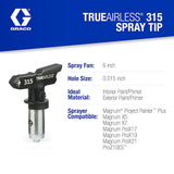 TrueAirless 0.015 in. Spray Tip