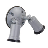 Gray Outdoor Flood Light Weatherproof Lampholder with External Rubber Gasket and Cover