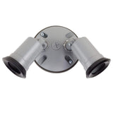 Gray Outdoor Flood Light Weatherproof Lampholder with External Rubber Gasket and Cover
