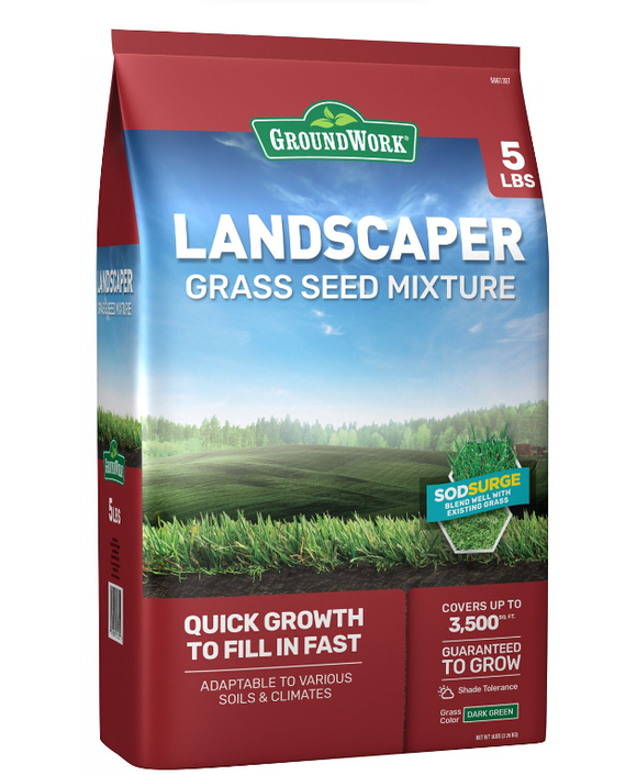 GroundWork 440AP0048UC-5 Southern Landscaper Mix Grass Seed, 5  lb.
