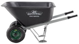 GroundWork Pro Poly Wheelbarrow Pneumatic Tires 10 cu.ft./600 lb. Capacity