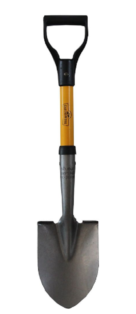 GroundWork YN-8SJ3-11-1FD Mini Shovel with 19.5 in. Fiberglass Handle