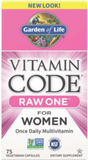 Vitamin Code Raw One for Women - Whole Food Multivitamin (75 Veg Capsules)