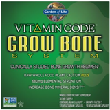 Vitamin Code Grow Bone - Plant Calcium & Strontium (120 Capsules, 30-Day Supply)