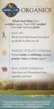 Garden of Life Organics Mens Multi 40+ - Whole Food Multivitamin, 60 Vegan Tabs