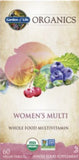 Garden of Life Organics Women's Multi - Whole Food Multivitamin (60 Vegan Tabs)