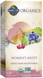 Garden of Life Organics Women's Multi “ Whole Food Multivitamin (120 Vegan Tabs)