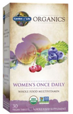 Garden of Life Organics Women's - 1 Daily - Whole Food Multivita, 30 Vegan Tabs