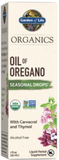 Garden of Life Organic Oregano Oil, Seasonal Drops with Carvacrol & Thymol (1oz)