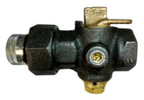 Mueller Brisco H-11479 By Pass Meter Valve Riser Side 100 PSIG 3/4" 689 kPa Iron - view 2