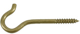 Hardware Essentials 322603 Durasteel Ceiling Hook, Gold, Flagged, #4x3-7/8" 1-Pc