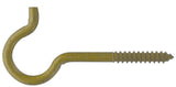 Hardware Essentials 322604 Durasteel Ceiling Hook, Gold, Flagged, #3x4-1/8" 1-Pc