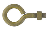 Hardware Essentials 322607 Gold Fg Eye Bolt with Nut, 1/2 in.-13 x 4 in., 1-Pc