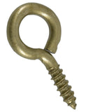 Hardware Essentials 322626 Large Gold Fg Screw Eye Bolt, 0.263"x2-5/8", 1-Pc