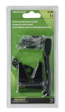 Hardware Essentials 851365 Steel Security Bar Cd-Univ Gate Latch Black