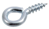 Hardware Essentials 851736 Medium Cd Screw Eye Bolts, 0.192 inx1-13/16 in, 2-Pc