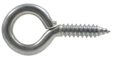 Hardware Essentials 851767 Large Cd Screw Eye Bolts, 0.135 in x 1-3/8 in, 2-Pack