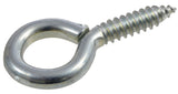 Hardware Essentials 851841 Large Cd Screw Eye Bolts, 0.225 in. x 2-3/16 in, 3-Pk