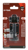 Hardware Essentials 854477 Ajustlock Barrel Bolt 2-1/2 in. Black Locking Latch