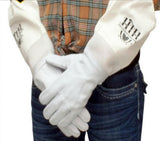 Harvest Lane Honey CLOTHGL-103 Polyester Beekeeping Protective Gloves XL - White - view 2