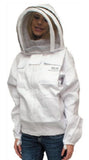 Harvest Lane Honey Adult's Beekeeping Protective Jacket w/ Veils - Medium