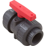 Hayward TBB1020CPEG True Union Ball Vlv Gray 2" Pvc Epdm Soc/Thd