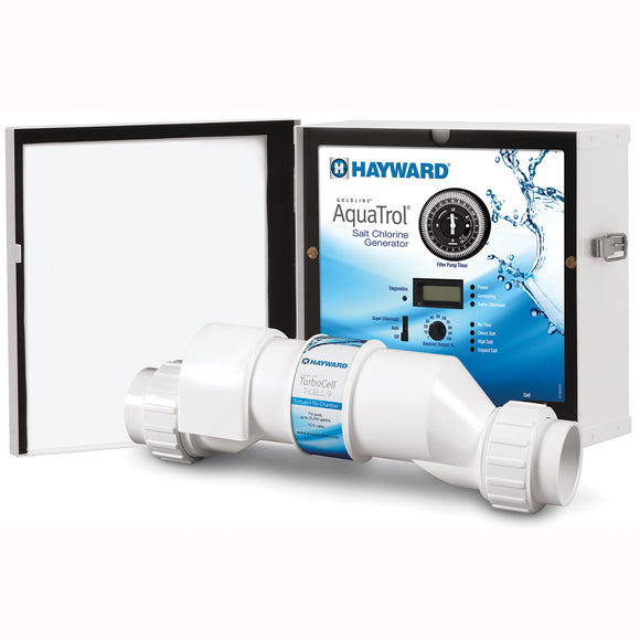 Hayward W3AQTROLRJTL AquaTrol Salt Chlorine Generator for Pool upto 18K Gallons