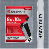 JobSmart HDSB0810 Outdoors Heavy Duty Tarp Black and Silver 8 ft. x 10 ft.