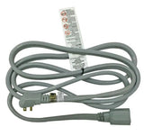 HDX HD#188-327 9 ft. 12/3 20 Amp 250-Volt Air Conditioner Extension Cord, Grey