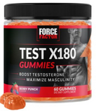 Test X180 Gummies - Boost Testosterone & Masculinity - Berry Punch (60 Gummies)