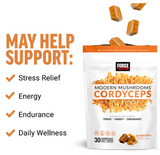 Contemporary Cordyceps Mushroom Soft Chews - Butterscotch Flavor (30 Chews)