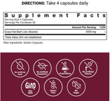 Primal Origins Beef Liver - 3,000 MG per Serving (120 Capsules)