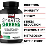 Smarter Greens - Superfood Tablets for Digestion, Energy & Stress (90 Tablets)