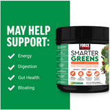 Smarter Greens Superfoods + Energy Pwd - Boosts Vitality - Lemon-Lime (30 Serv)