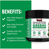 Smarter Greens Superfoods Powder-Enhances Health & Wellness-Unflavored (30 Serv)