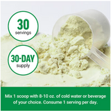 Smarter Greens Superfoods Powder-Enhances Health & Wellness-Unflavored (30 Serv)